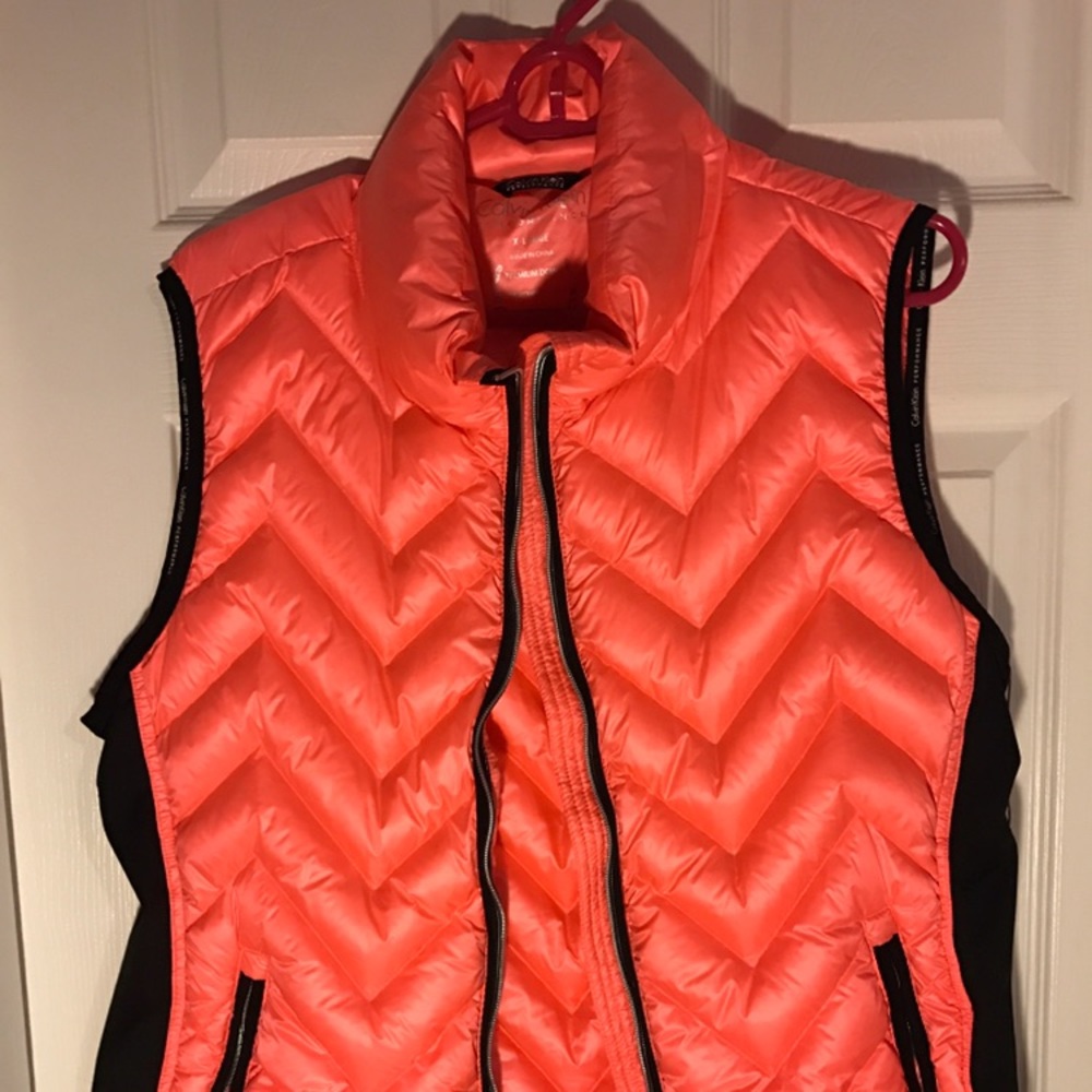 Orange Calvin Klein Vest